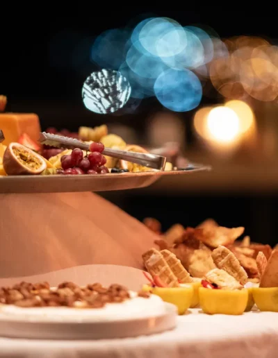 Dessert and fruit table at a private event in Cape Town
